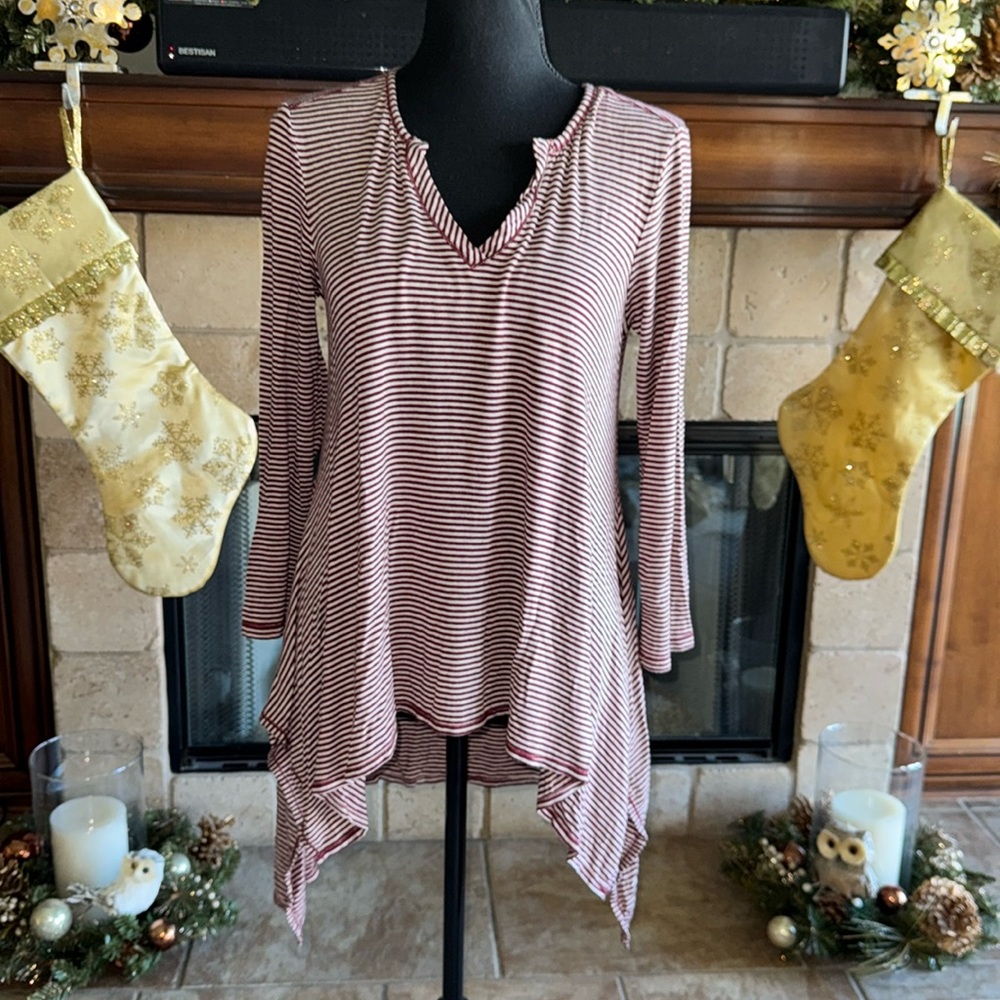Studio M Long Sleeve High Low Tunic